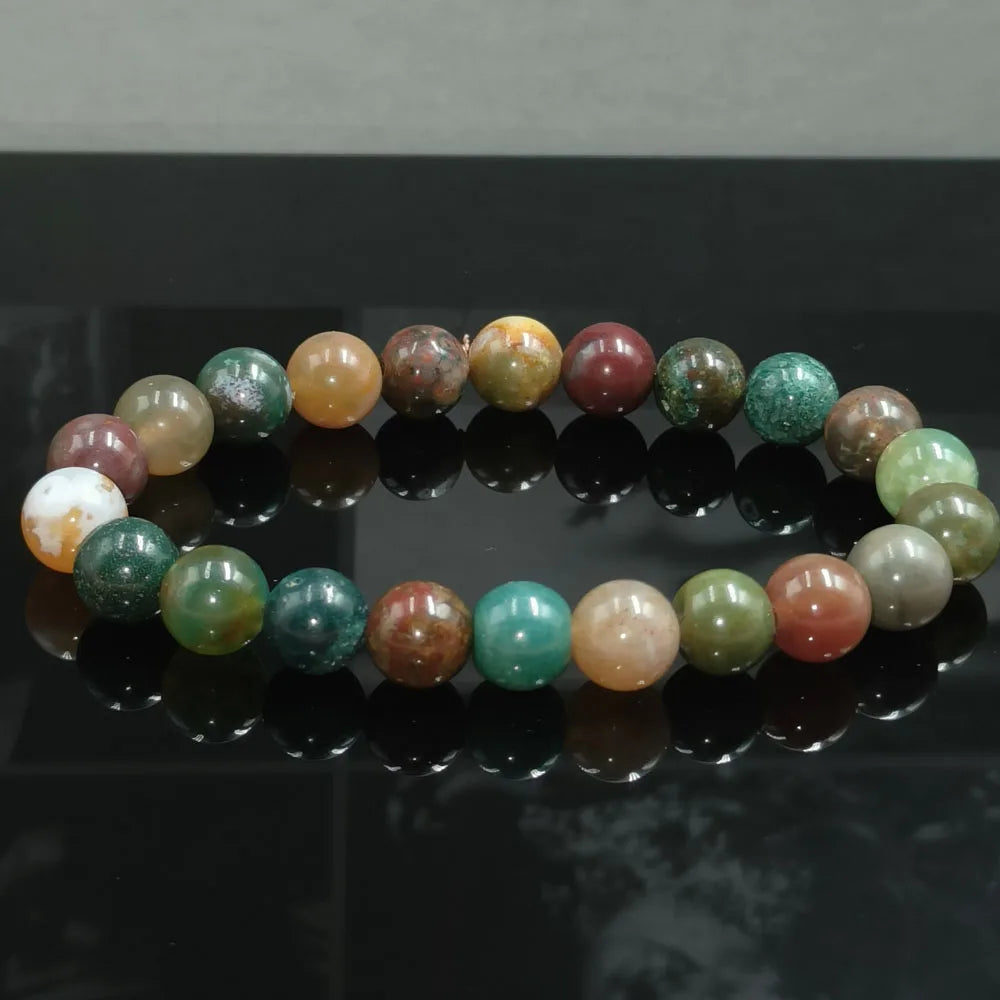 SEDUCER'S SECRET – Epidote & Zoisite Natural Stone Charm Bracelet