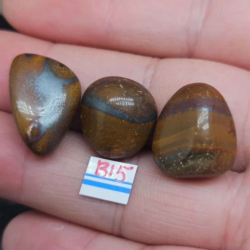 EARTH EMBRACE – Natural Iron Tiger Eye Chakra Energy Stone for Garden