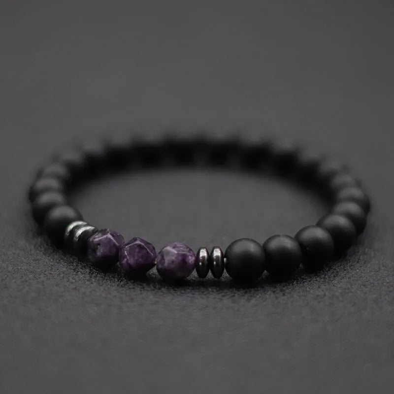 NIGHT VISION – Black Onyx, Tiger Eye & Sodalite Power Bracelet for Men