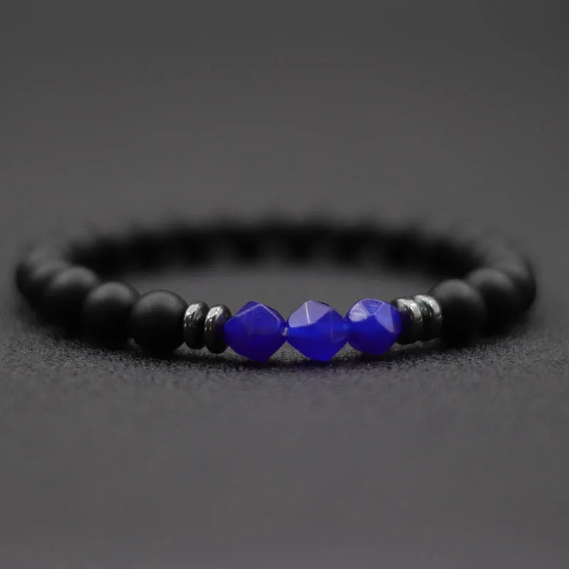 NIGHT VISION – Black Onyx, Tiger Eye & Sodalite Power Bracelet for Men