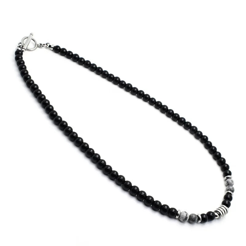 LEGEND'S CHAIN – Steel & Natural Tiger Eye Power Necklace for Men