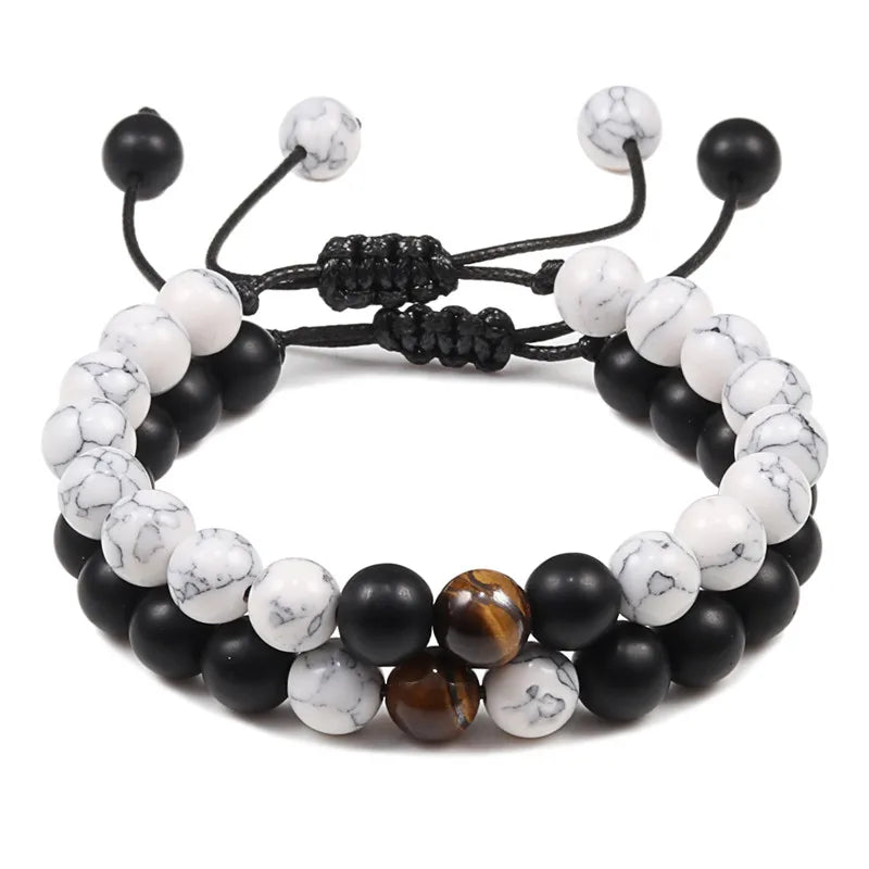 PRIMAL EDGE – Braided Tiger Eye Alpha Dominance Bracelet