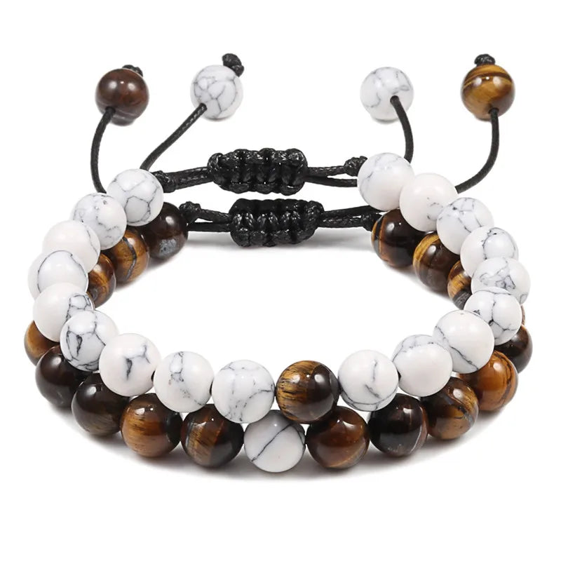 PRIMAL EDGE – Braided Tiger Eye Alpha Dominance Bracelet