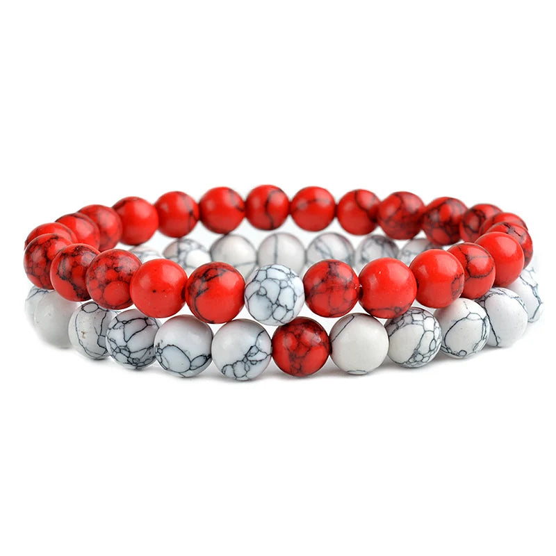 UNIFIED FORCE – Couples Power Connection Lava & Tiger Eye Bracelet