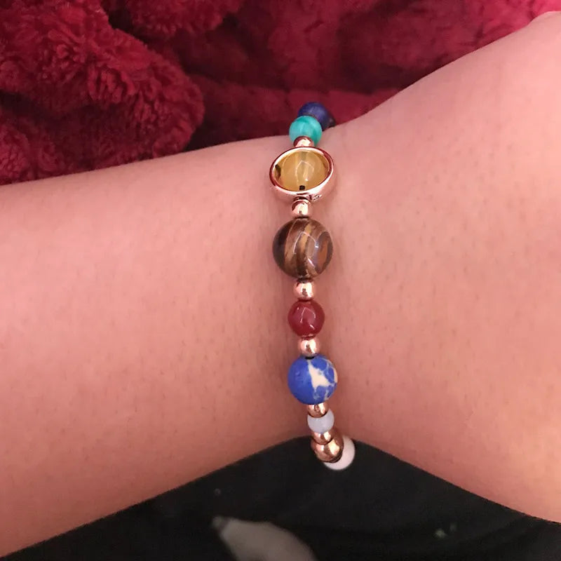 SOLAR COMMANDER – Cosmic Galaxy Nine Planet Power Bracelet
