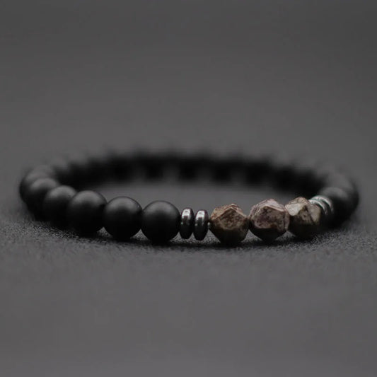 NIGHT VISION – Black Onyx, Tiger Eye & Sodalite Power Bracelet for Men