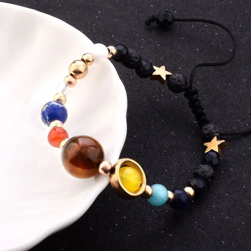 SOLAR COMMANDER – Cosmic Galaxy Nine Planet Power Bracelet