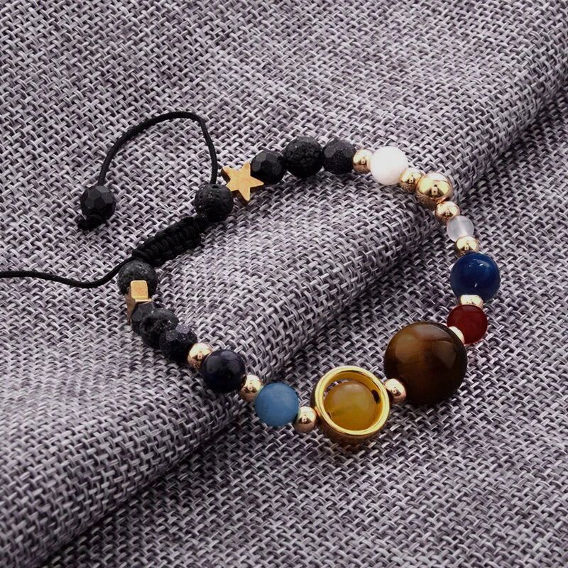 SOLAR COMMANDER – Cosmic Galaxy Nine Planet Power Bracelet