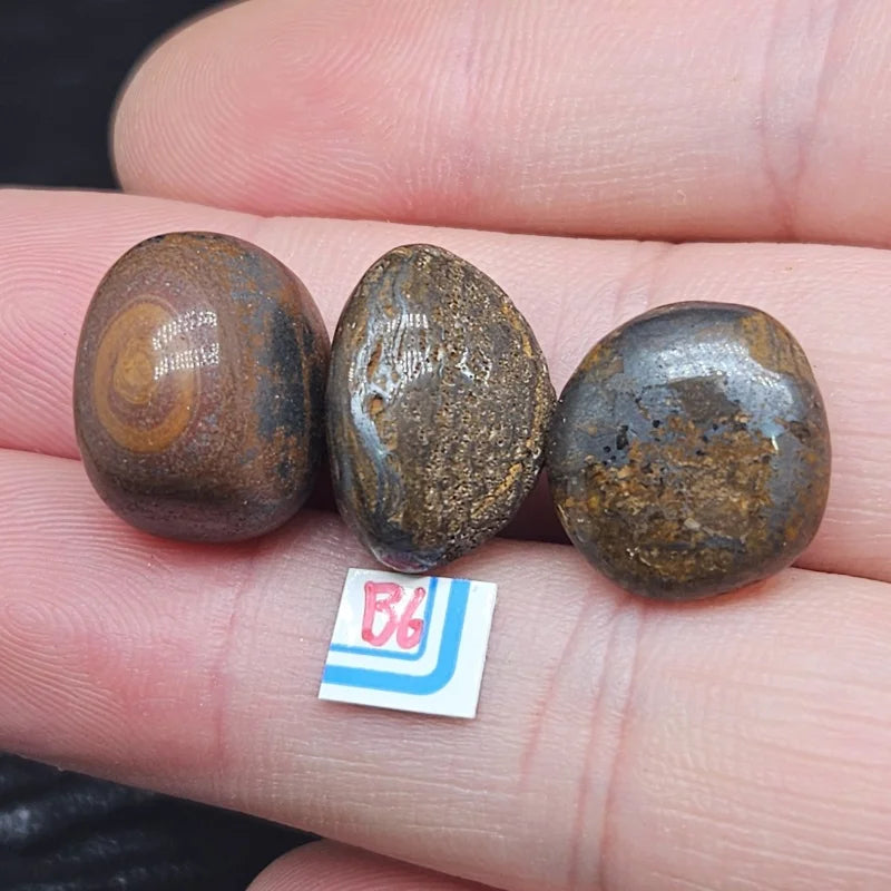 EARTH EMBRACE – Natural Iron Tiger Eye Chakra Energy Stone for Garden