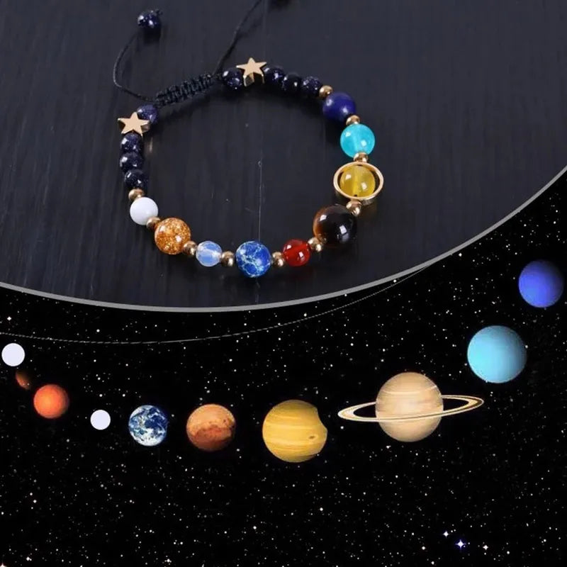 SOLAR COMMANDER – Cosmic Galaxy Nine Planet Power Bracelet