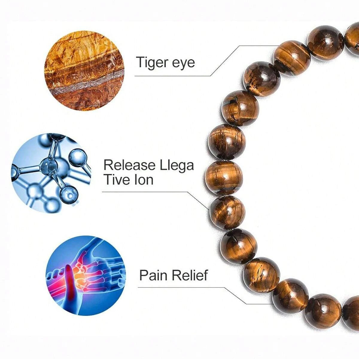 VOLCANO KING – Handmade Triple Power Beaded Bracelet Set for Men