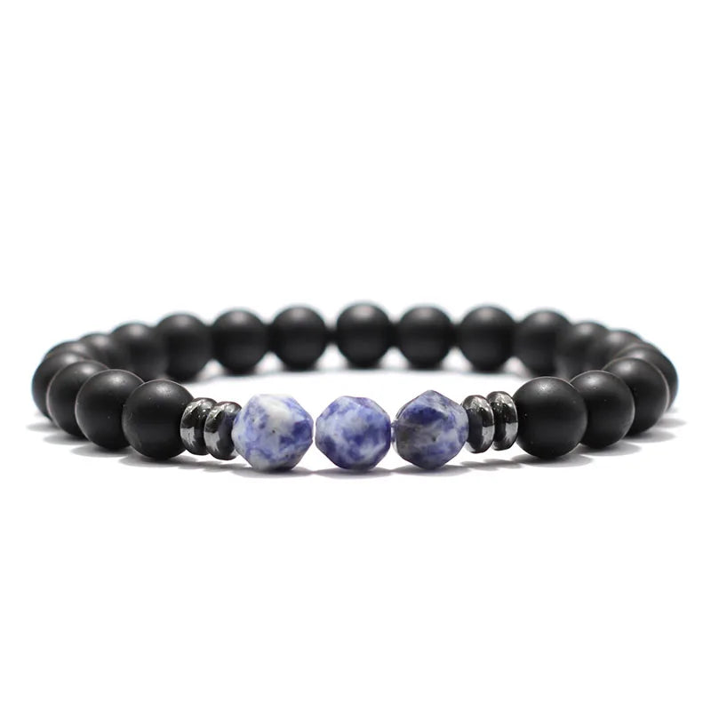 NIGHT VISION – Black Onyx, Tiger Eye & Sodalite Power Bracelet for Men