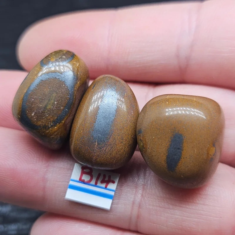 EARTH EMBRACE – Natural Iron Tiger Eye Chakra Energy Stone for Garden