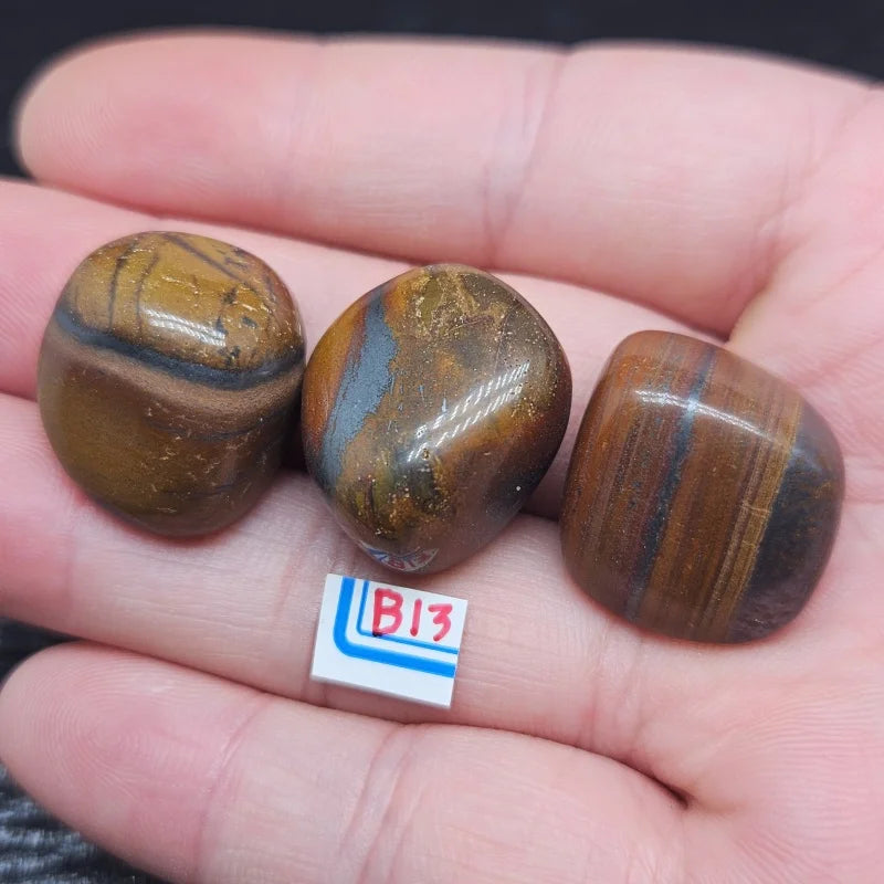 EARTH EMBRACE – Natural Iron Tiger Eye Chakra Energy Stone for Garden