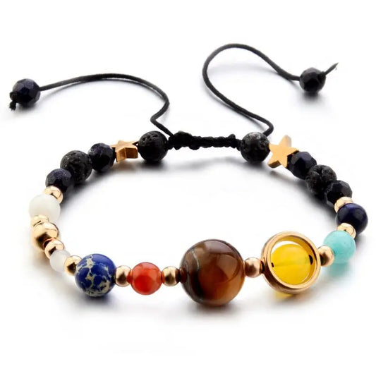 SOLAR COMMANDER – Cosmic Galaxy Nine Planet Power Bracelet